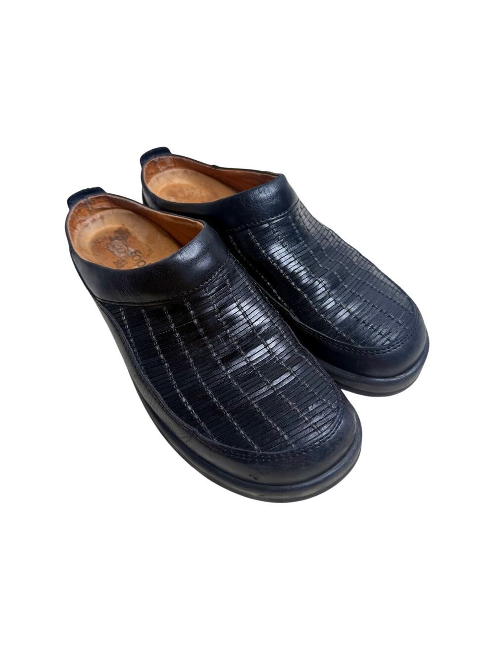 BIRKENSTOCK FOOTPRINTS Women's 41 US 10 Ashby Clogs Comfort Shoes Black Leather